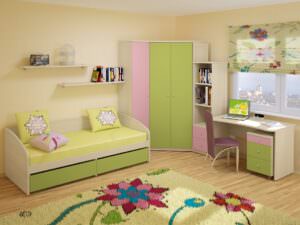 набор мебели в детской комнате